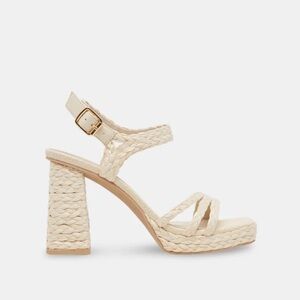 Dolce Vita Alysia Raffia Block Heels